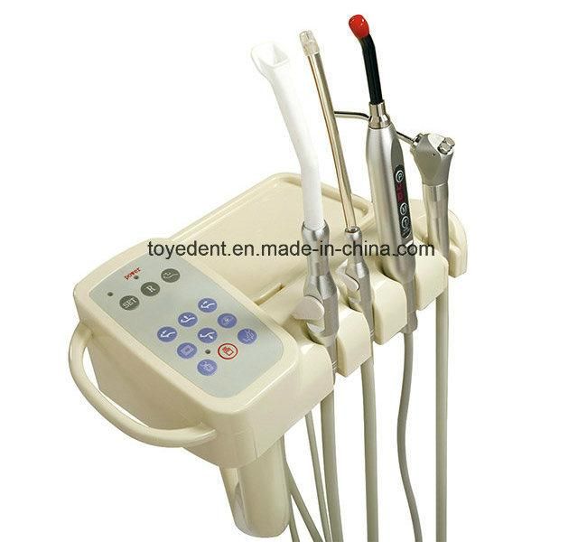 Double 3-Way Syringe Dental Chair Unit with Good Price