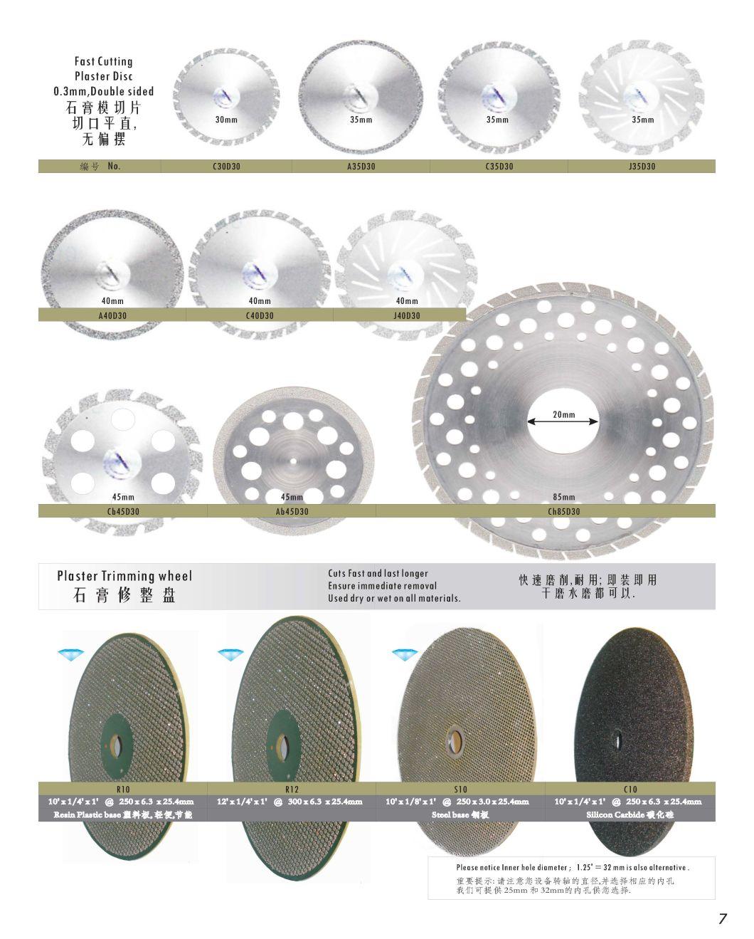 A19d15 (ISO 806 900 355 504 190) High Quality Dental Material Dental Diamond Disc