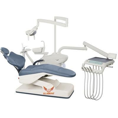 Left Hand Dental Unit with Rotatable 90 Spittoon