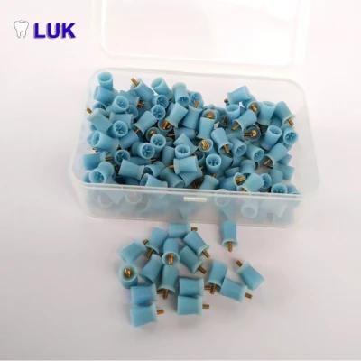 Dental Supplies Screw Style Flat Prophy Cup Silicon 100 PCS