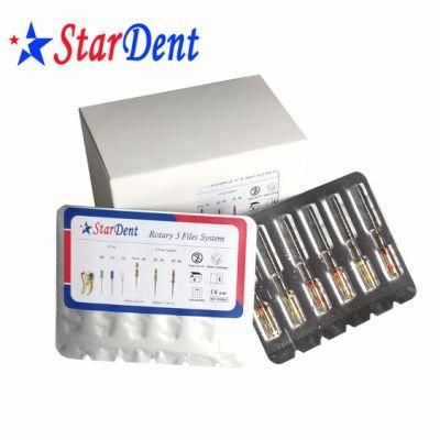 New Dental Stardent Rotary 3 File System of Protaper Product