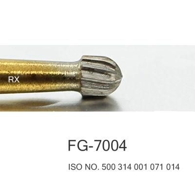 Titanium Plated Carbide Burs for Trimming and Finishing FG-7004