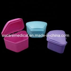 Assorted Colors Plastic Denture Box