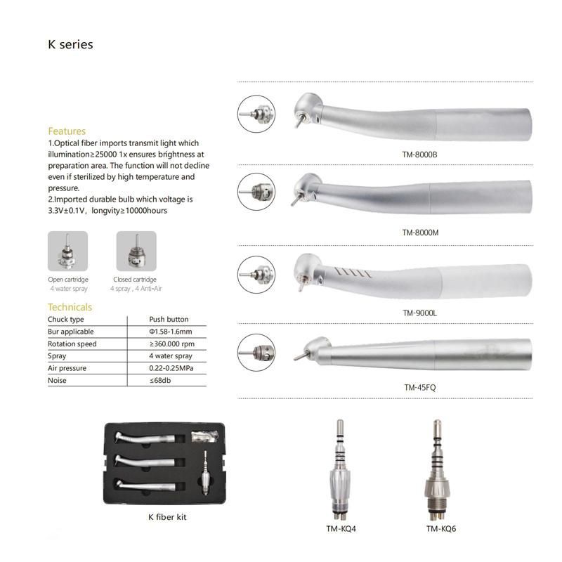 High-Quality High Speed Handpiece, Dental Handpieces