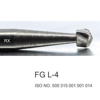 High Speed Carbide Bur 21mm Shank for Dental Handpiece FG L-4