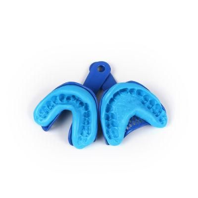 Special Tray for Complete Denture Sectional Tray Dental Alginate Dental Impression Blue Mousse Bite Registration Night Guard Impression