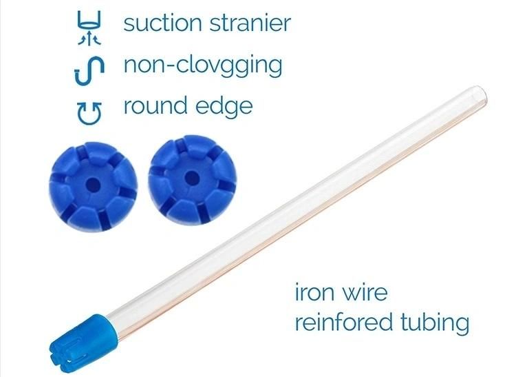 Disposable Transparent PVC Suction Tube Aspirator Tips Dental Portable Saliva Ejector for Dentist