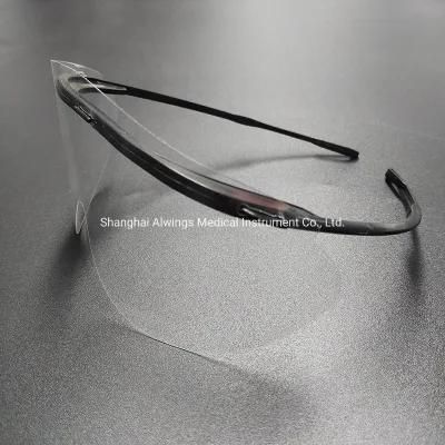 Black Frame Dental Disposable Transparent Eyes Shield