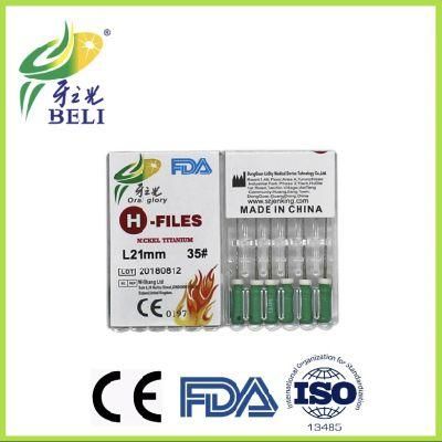 Dental Niti Files High Quality Product H Files 25mm Japan Files