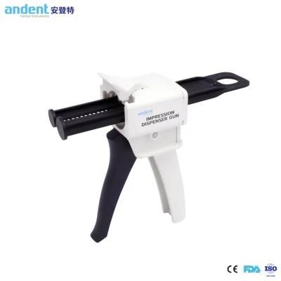 1: 1 Dental Silicone Rubber Impression Mixing Mixer Dispenser Gun