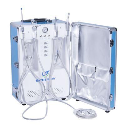 Portable Dental Unit with Complete System Mini Box Suitcase