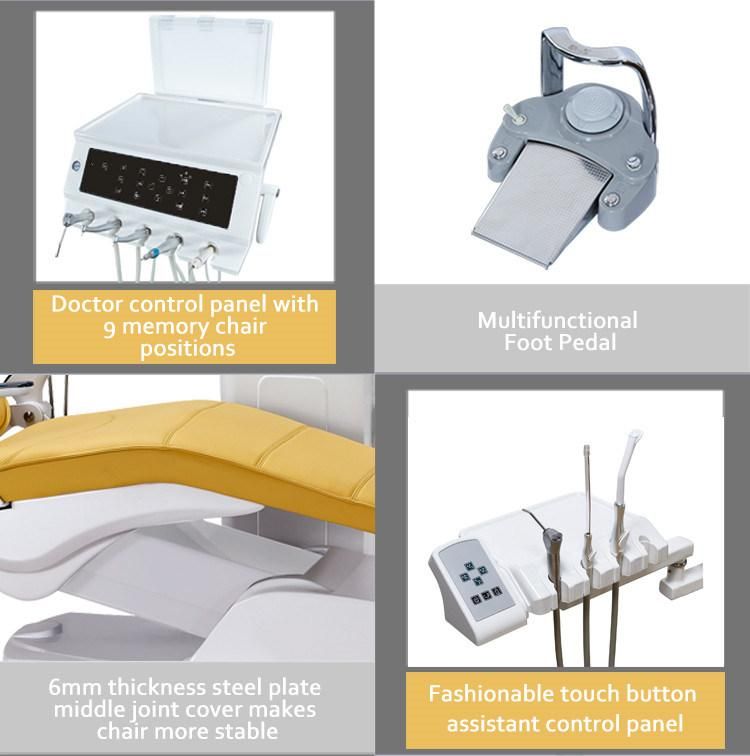 Teeth Device Manufacturer Multi Functional Dental Chair with Sensor Light