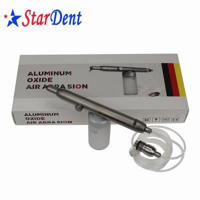 Dental Stainless Steel Air Polisher Air Abrasion Kit Master Water Spray Aluminum Oxide Sandblaster Device Aluminum Air Flow with 4 Holes