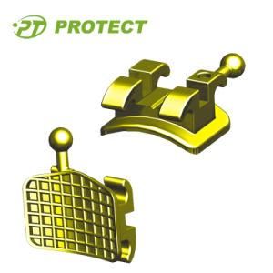 Orthodontic Golden Bracket Metal Roth Bracket