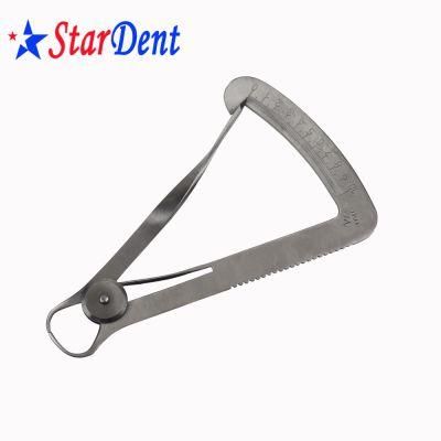 Stainless Steel Calipers Dental Measuring Instrument for Crown/Wax Dental Gauge