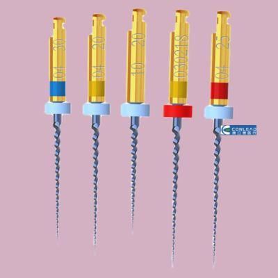 High Quality Nickel Titanium Endo Files, with Handmade Polished Bladeless Round Safety Guide Tip, Safer Without Cutting.