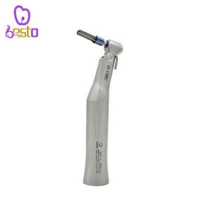 20: 1 E-Generator Implant Contra Angle Stainless Steel Dental Low Speed Handpiece NSK Implant Green Ring Angle E Type Connect