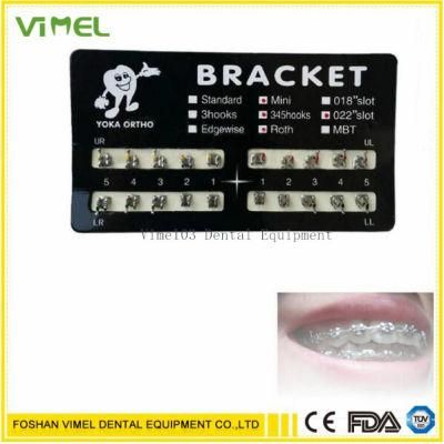 Dental Orthodontic Material Metal Braces Bracket Mini Mbt 3hooks