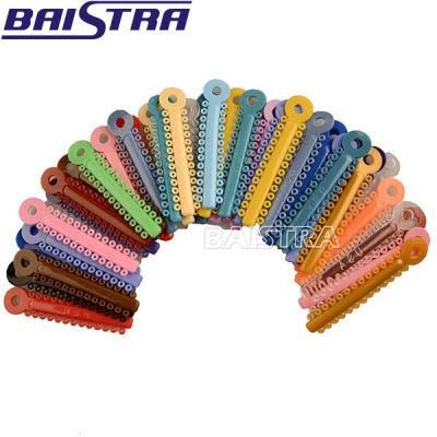 Mixed Color Strip Shaped Orthodontic Ligature Tie