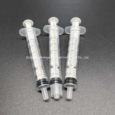 Disposable Syringe with Luer Lock Slip for Dental and Medical
