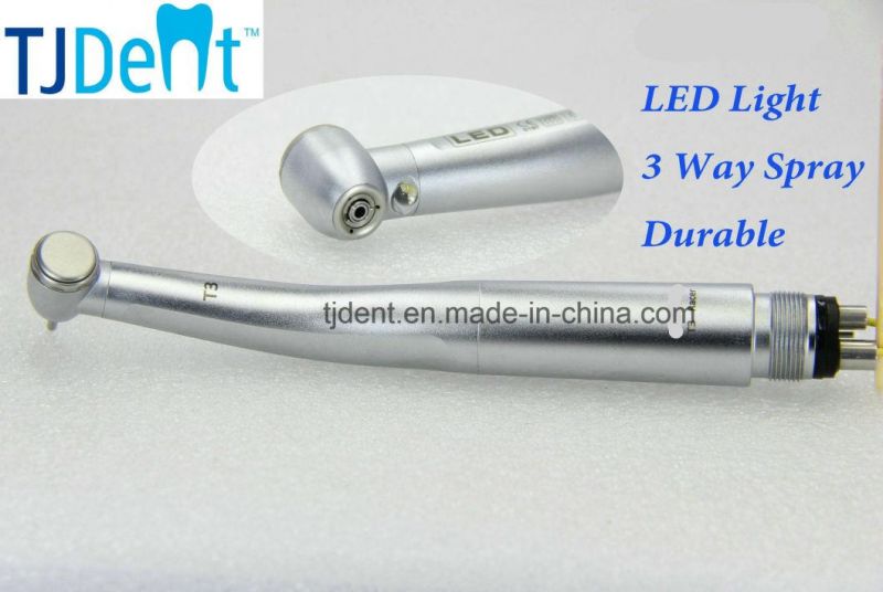 Hot Sale High Speed Turbine E-Generator Self-Illuminate LED Dental Handpiece T3