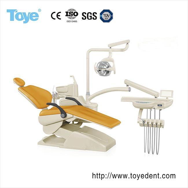Double 3-Way Syringe Dental Chair Unit with Good Price
