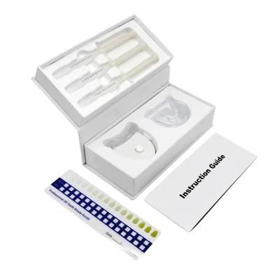 Llrn Dental Care LED Home Use Portable Mini Wireless Tooth Bleaching Cleaning Light with Gel Syringe in a Gift Box