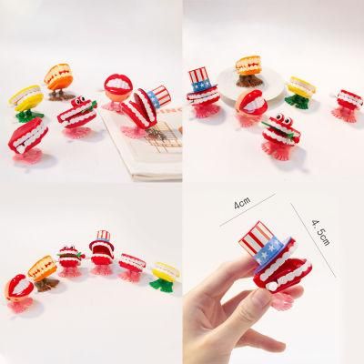 Dental Clinic Children Kids Toys Wind up Jumping Teeth Gift