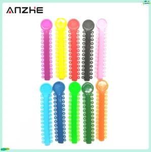Dental Orthodontic Elastic Ligature Ties Non-Latex Ligature Tie