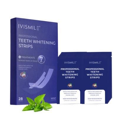 FDA&CE Approved Reduced Sensitivity Whitestrips Peroxide Free Whitening Strips