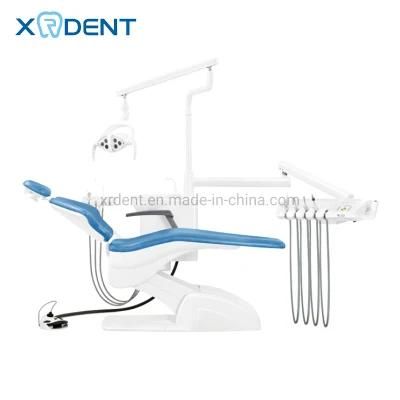 Cheap Dental Chair Luxury LED Operation Light Chinese Dental Chair Built-in X-ray Film Viewer