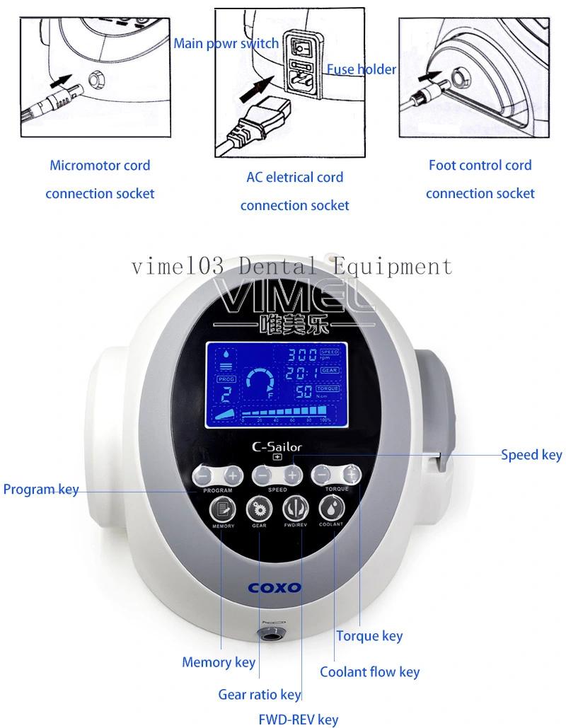 Dental Implant Motor System Surgical Brushless Drill Motor Reduction Handpiece