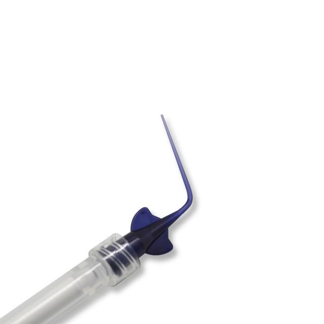 Straight Tip Sterile Plastic Disposable Periodontal Dental Syringe Needle for Clinic 0.25mm 0.35mm 0.28mm