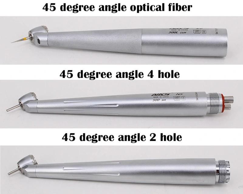 Dental Supply 45 Degree Surgical Air Turbine Dental Handpiece