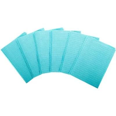 Jm 13*18 Inch Disposable PRO-Environment Blue Dental Bibs with CE Certification