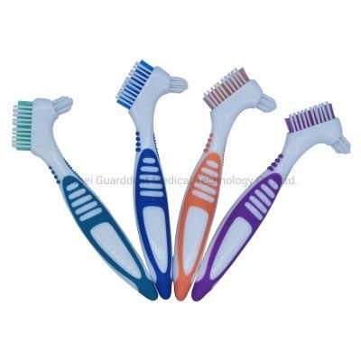 Adult Denture Brush Denture Toothbrush Cleaning Brush for False Teeth Cleaning