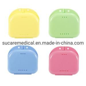 Assorted Colours Plastic Dental Orthodonic Retainer Box