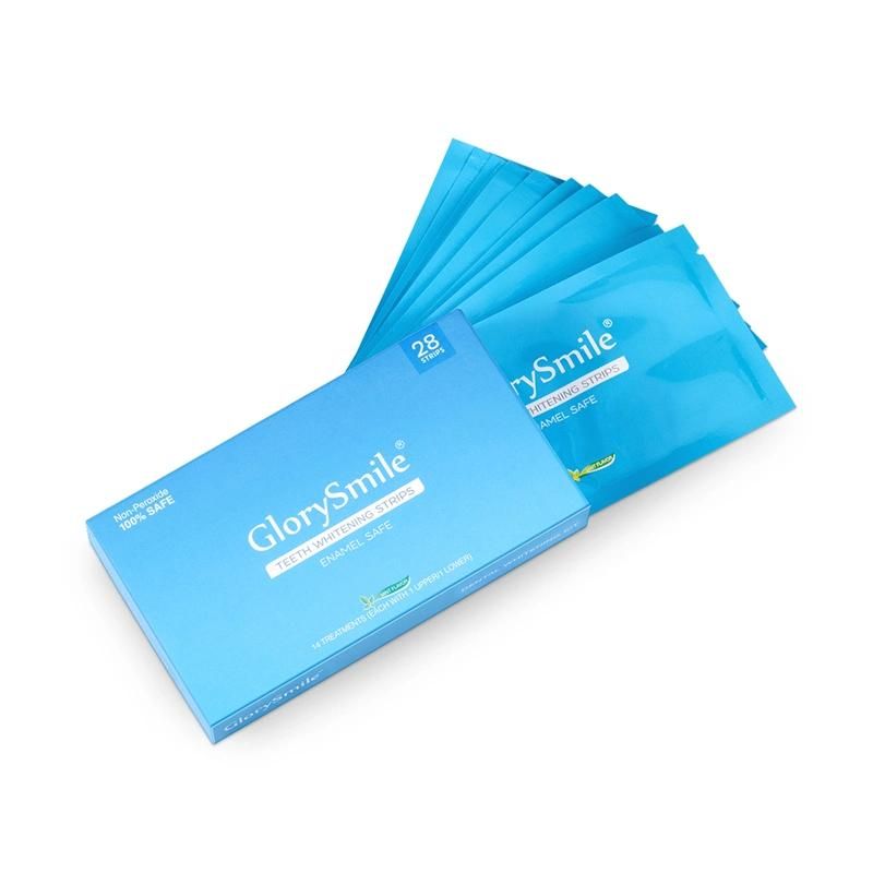 Wholesale Non Peroxide Custom Teeth Whitening Strips