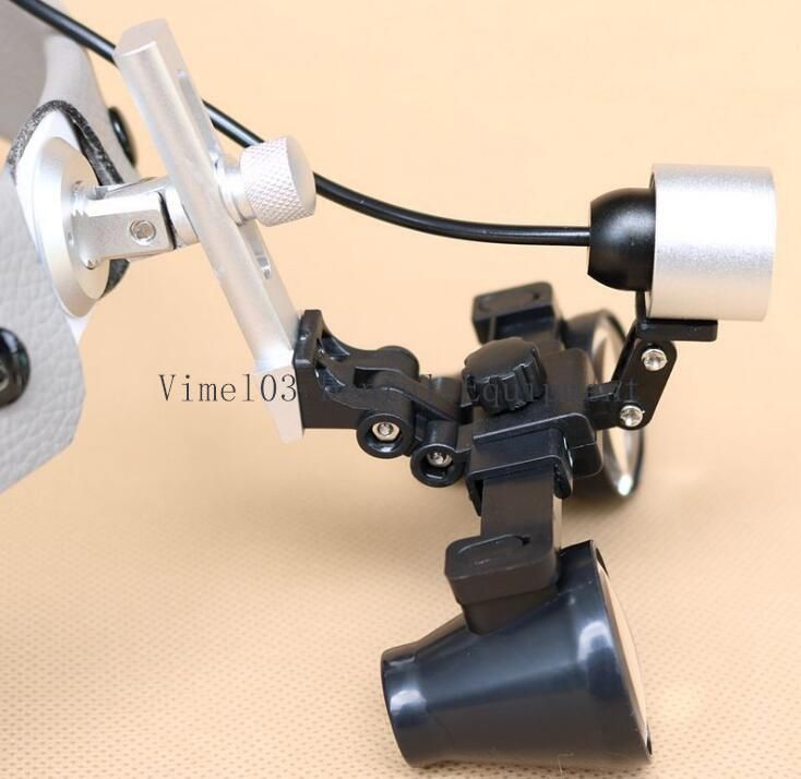 Dental LED Headlight Lamp 3.5X Binocular Loupe Magnifier Glasses 420mm