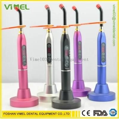 Dental Curing Light Lamp LED Light Cordless Wireless 2000MW Metal