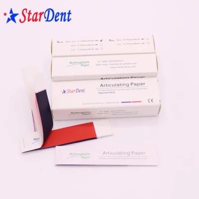 Dental Thick/Thin Blue/Red Straight Type Articulating Paper of Dental Material