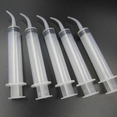 12ml Dental Irrigation Curved Tip Syringe Plastic Dental Injection Syringe