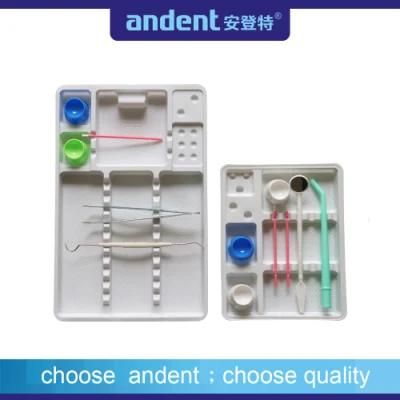 Disposable Plastic Dental Instrument Divided Tray