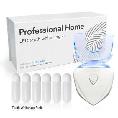 Full Automatic Smart Mobile Wireless LED Light Powerful Teeth Whitening Kit Private Gel Pods Teeth Whitening Kits