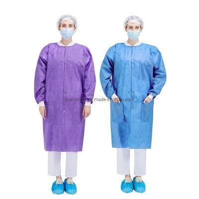 Disposable Medical Doctor Nursing Lab Coat Factory Cheap Price Lab Coat Different Size China Manufacture