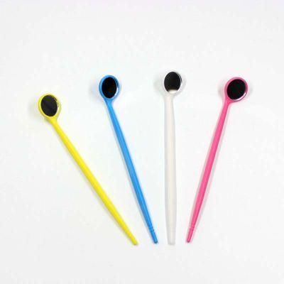 Disposable Exam Plastic Handles Mouth Mirror Dental Consumables