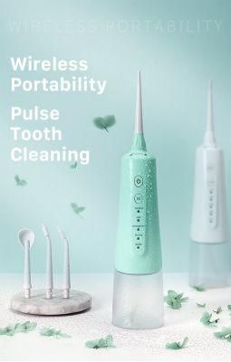 Professional Oral Care Water Flosser Cordless Teeth Cleaner Ipx7 Waterproof Dental Flosser