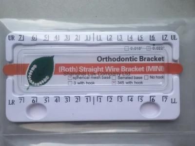 High Quality Dental Mini Roth Straight Wire Orthodontic Bracket 0.022