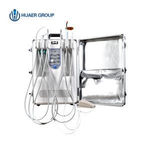 High Suction Portable Dental Unit with Woodpacker Ultrasonic Scaler