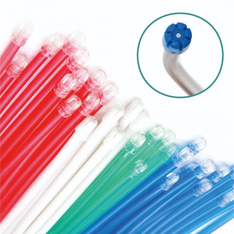 Dental PVC and Metal Disposable Suction Tip Saliva Ejector